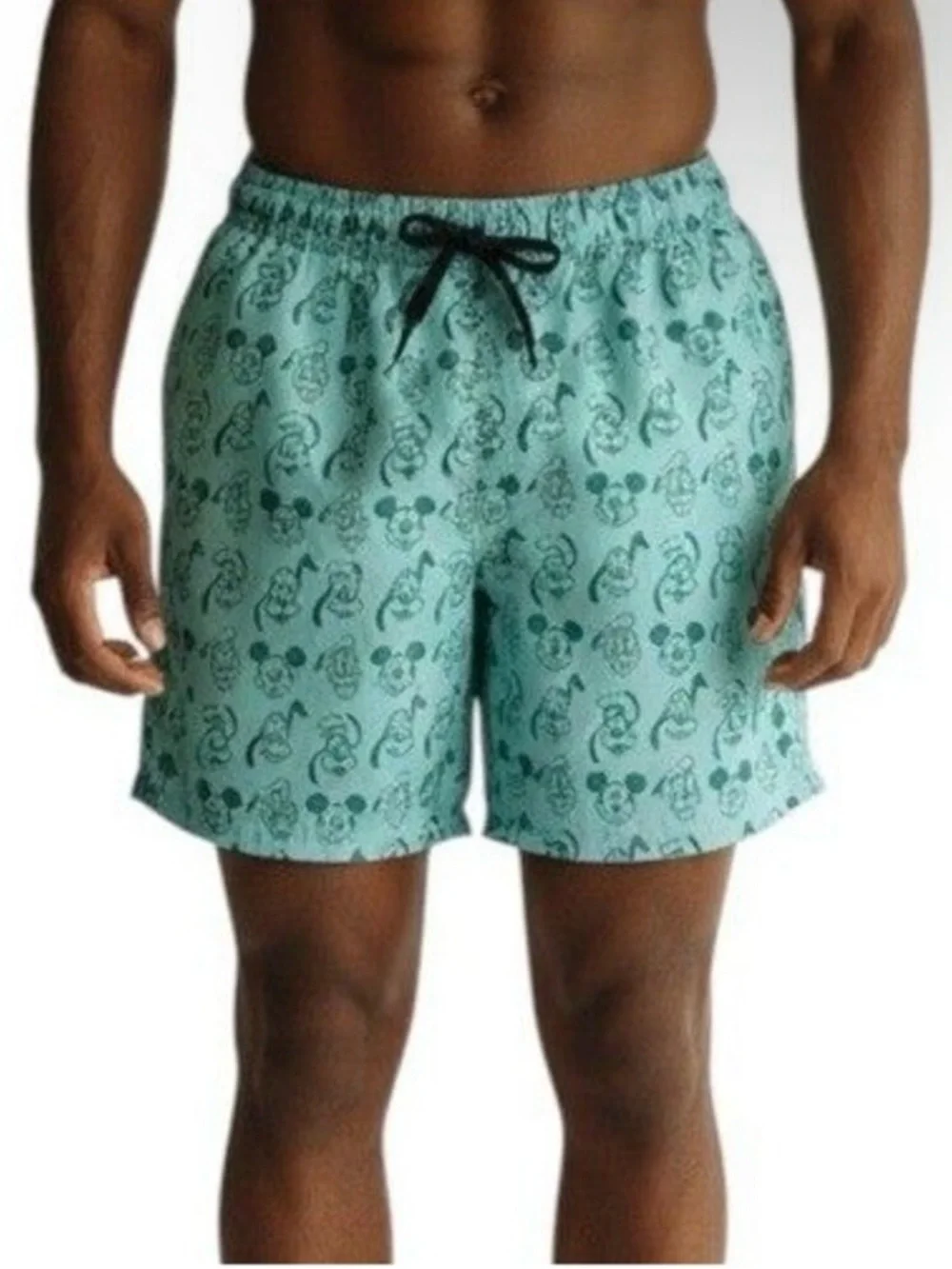 Official Disney Mickey Mouse Donald Duck Goofy Men’s Swim Trunks Size Medium